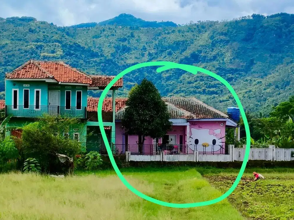 Dijual rumah tengah sawah