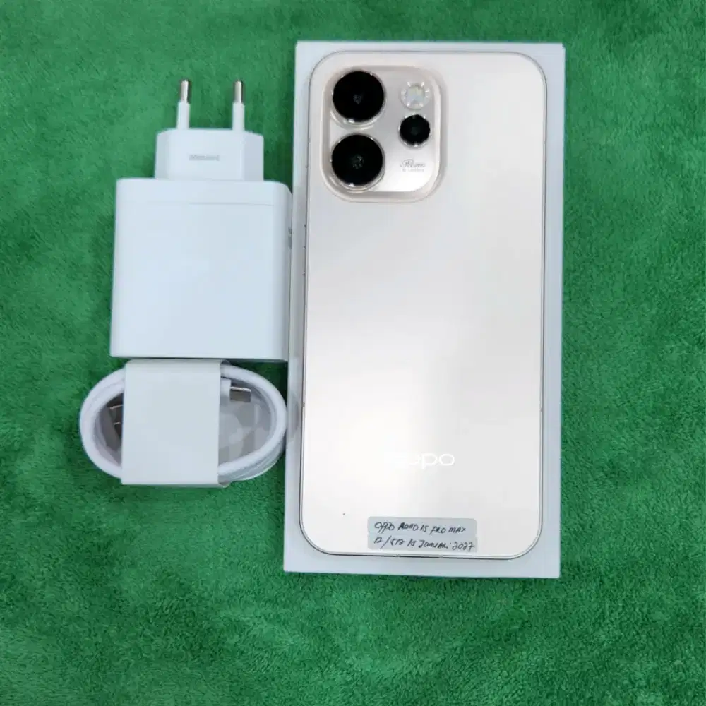 OPPO Reno 15 Pro Max 12/512gb, Garansi Januari 2027, Like new.