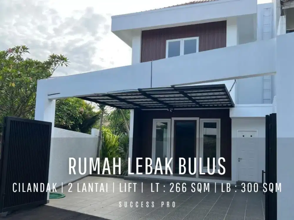 For Sell! Rumah Mewah 2 Lantai dengan Private Lift Area Lebak Bulus Cilandak Siap Huni