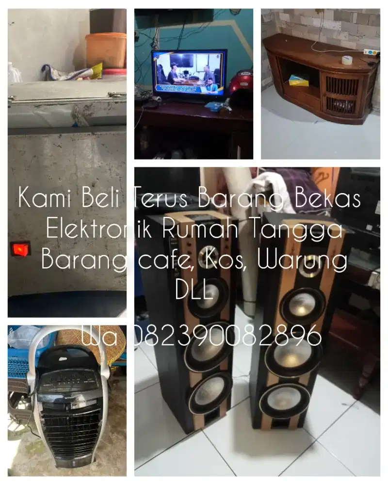 Saya Tampung lagi Speaker Bekas, Ampli, TV, Tape dan Elektronik Bekas