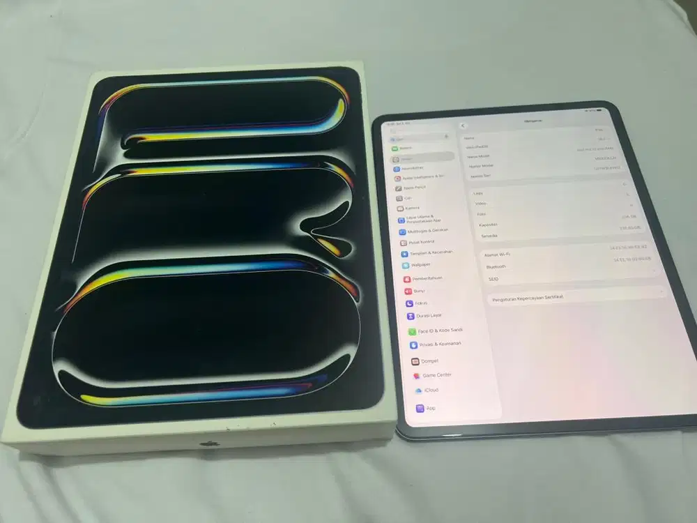 ipad pro m4 256gb 13 inch fullset second likenew