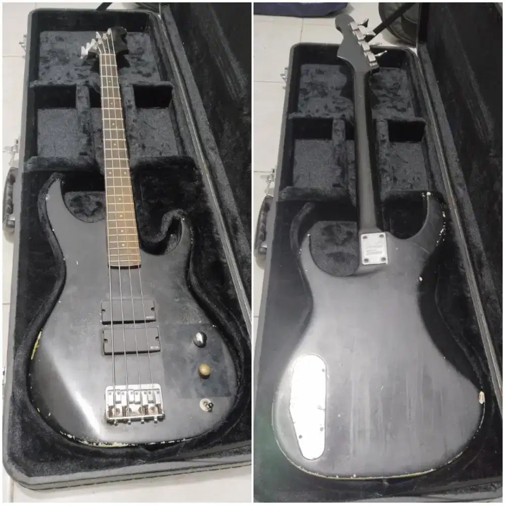 bass elektrik ori marina made in japan upgrade emg + hc mantap