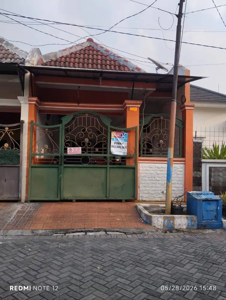 Dijual rumah bebas banjir di Gunung Anyar Indah, Surabaya Timur.