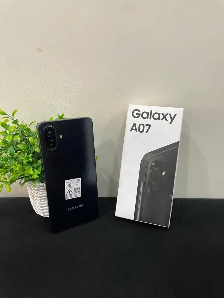 Samsung A07 8/256 Black SEIN mulus Fullset Ori Sinyal Permanent