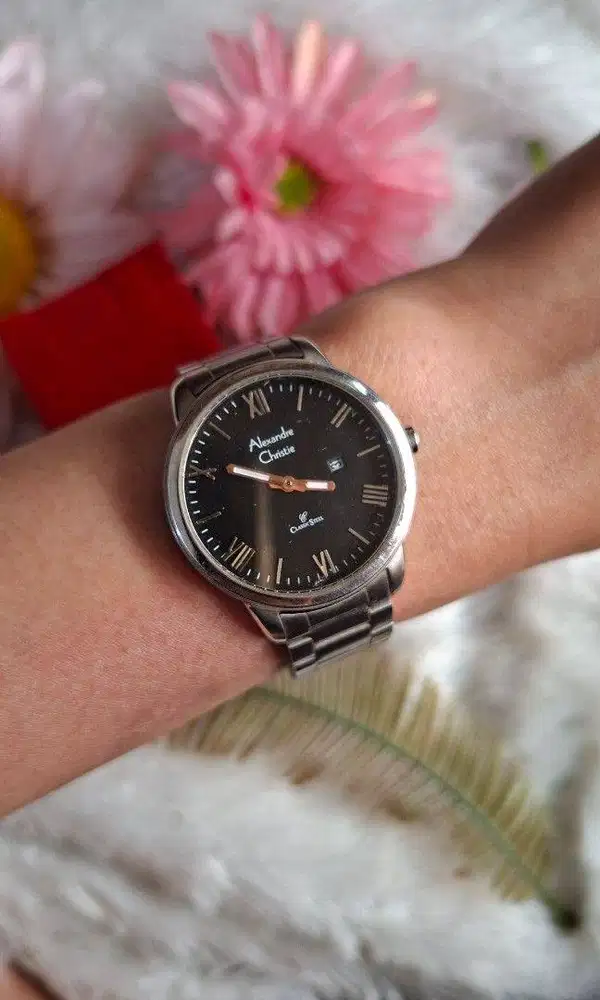 Jam tangan daily  a c ​Seri: Classic Steel