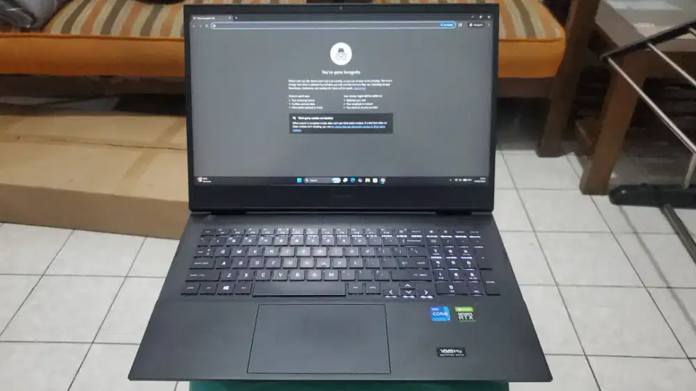 Laptop Gaming RTX 3070 Hp Omen 15 , i7 gen 11 ram 16Gb SSD 1TB 165 Hz