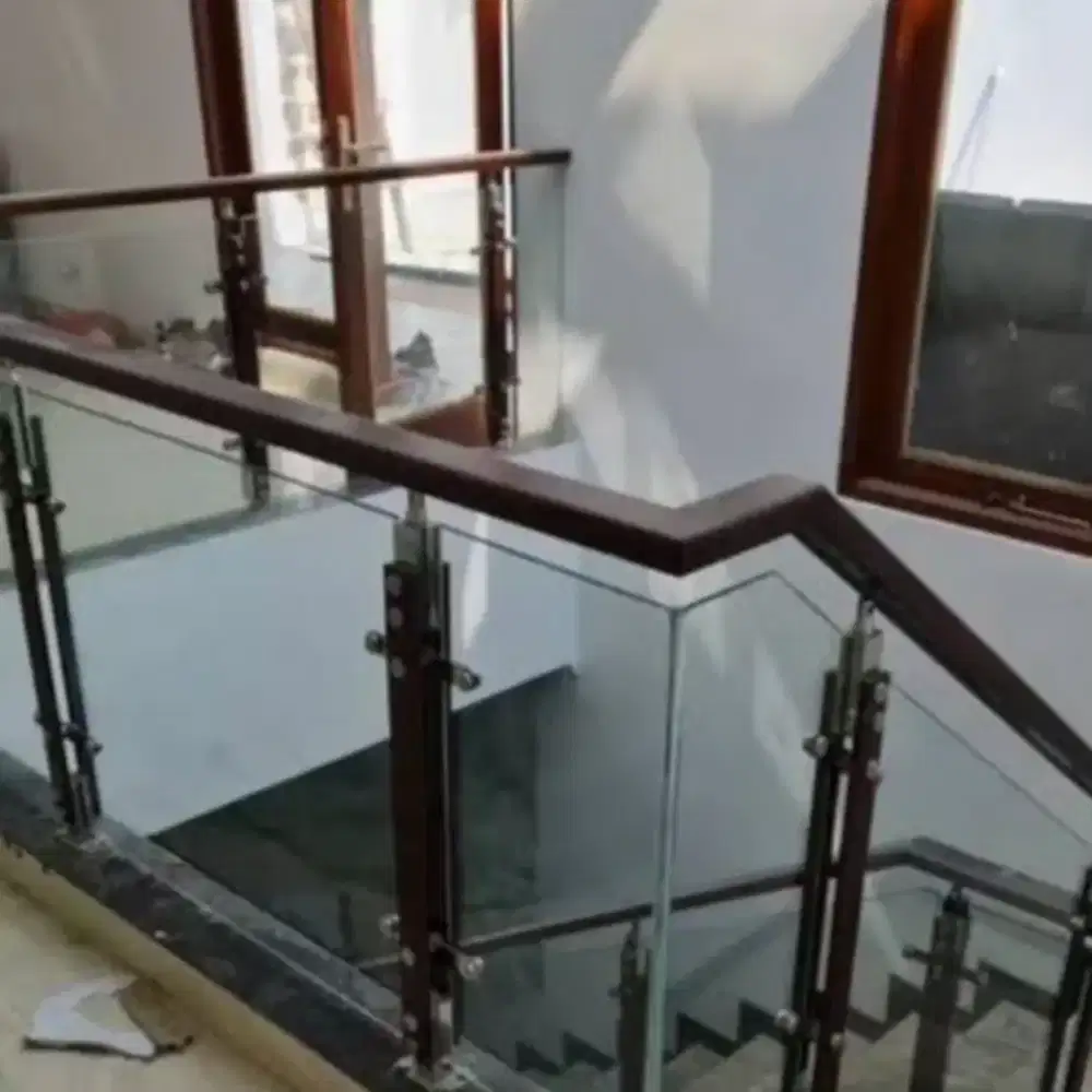 Railing tangga pegangan kayu $33