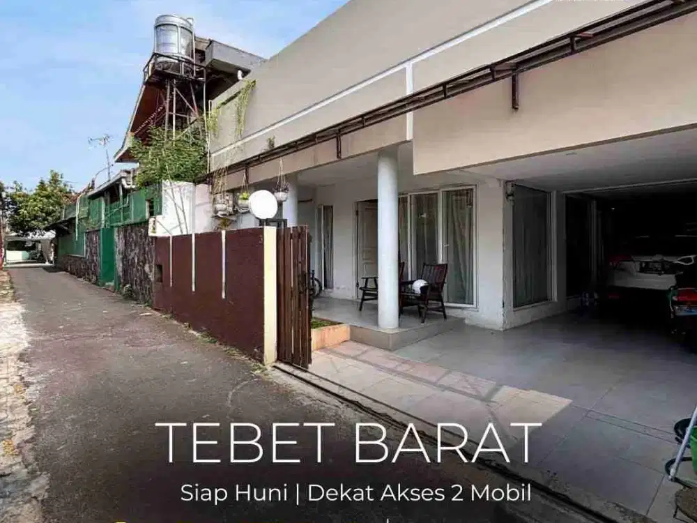 FOR SALE | TEBET BARAT !! LOKASI STRATEGIS DEKAT AREA BISNIS, PUSAT KULINER TEBET & DEKET TAMAN!