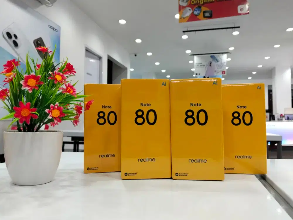 Realme Note80 6300mAh Tahan Banting Kelas Milliter 7.94mm Ultra Tipis