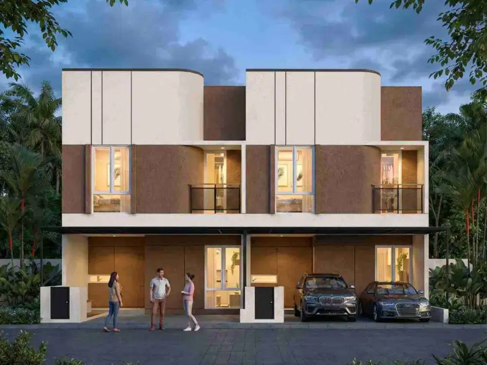 Rumah Mewah Industrialis Harga Ekonomis 3 Menit Akses Tol Limo
