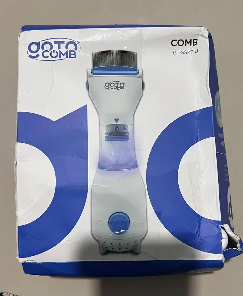 Goto UV-Comb Vacuum Comb Sisir Kutu Elektrik Rambut Penghilang Kutu