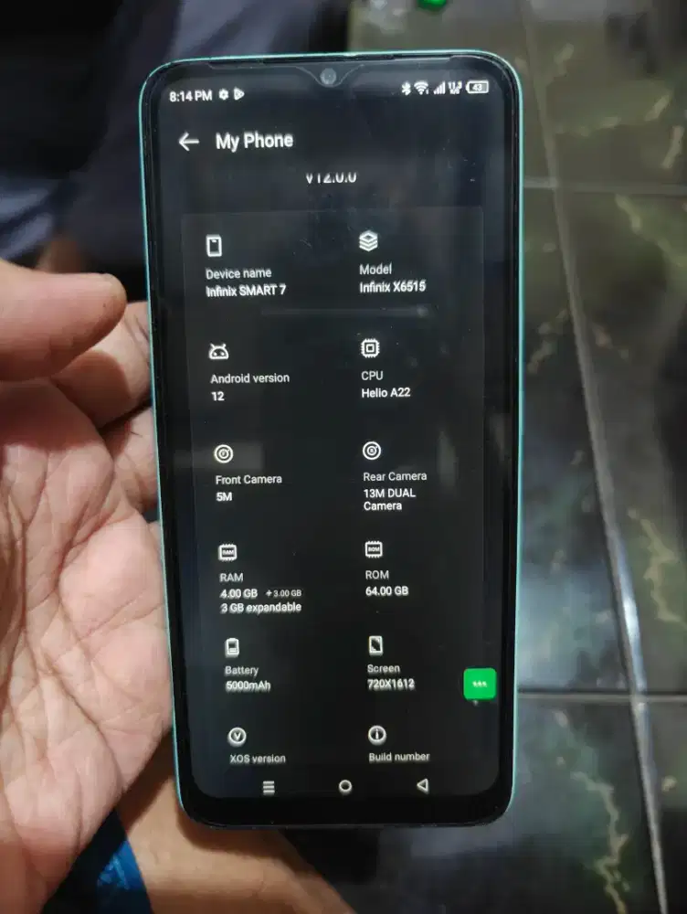 infinix smart 7 ram 4/64