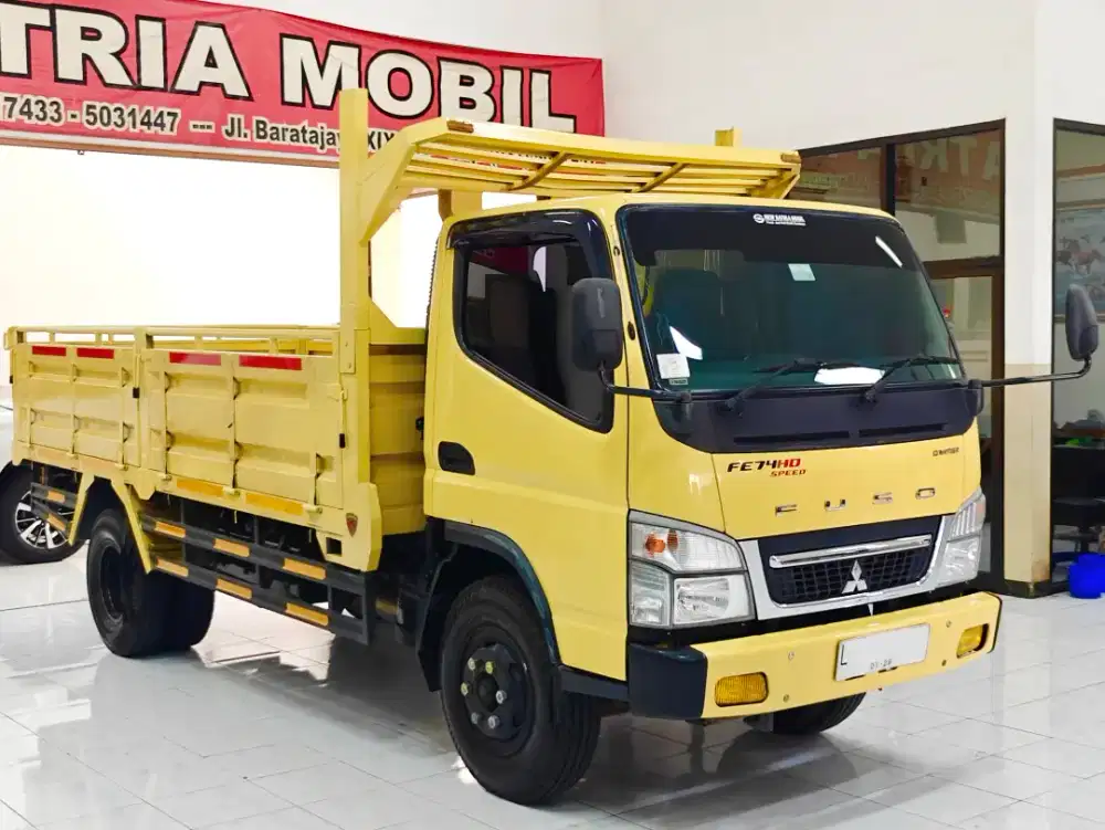 Spt Baru Truk Canter 2023 FE74 HD Speed 6 Roda Bak Besi Drop Side 2022