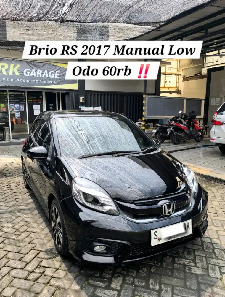 Brio RS 2017 Manual Hitam Low Odo 60rb