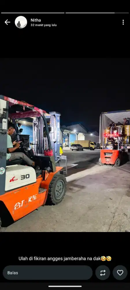 Info loker supir forklift pengalaman 4 thn sio aktip