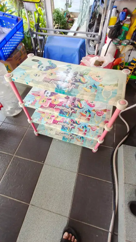 Rak Sepatu Naiba Little Pony 4 Susun