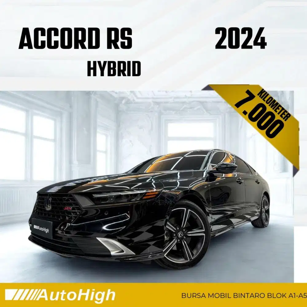 DP10% [Km7.000] Accord RS Hybrid 2024 Black Reg 2025 #AUTOHIGH