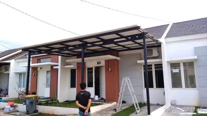 Harga kanopi baja ringan permeter
