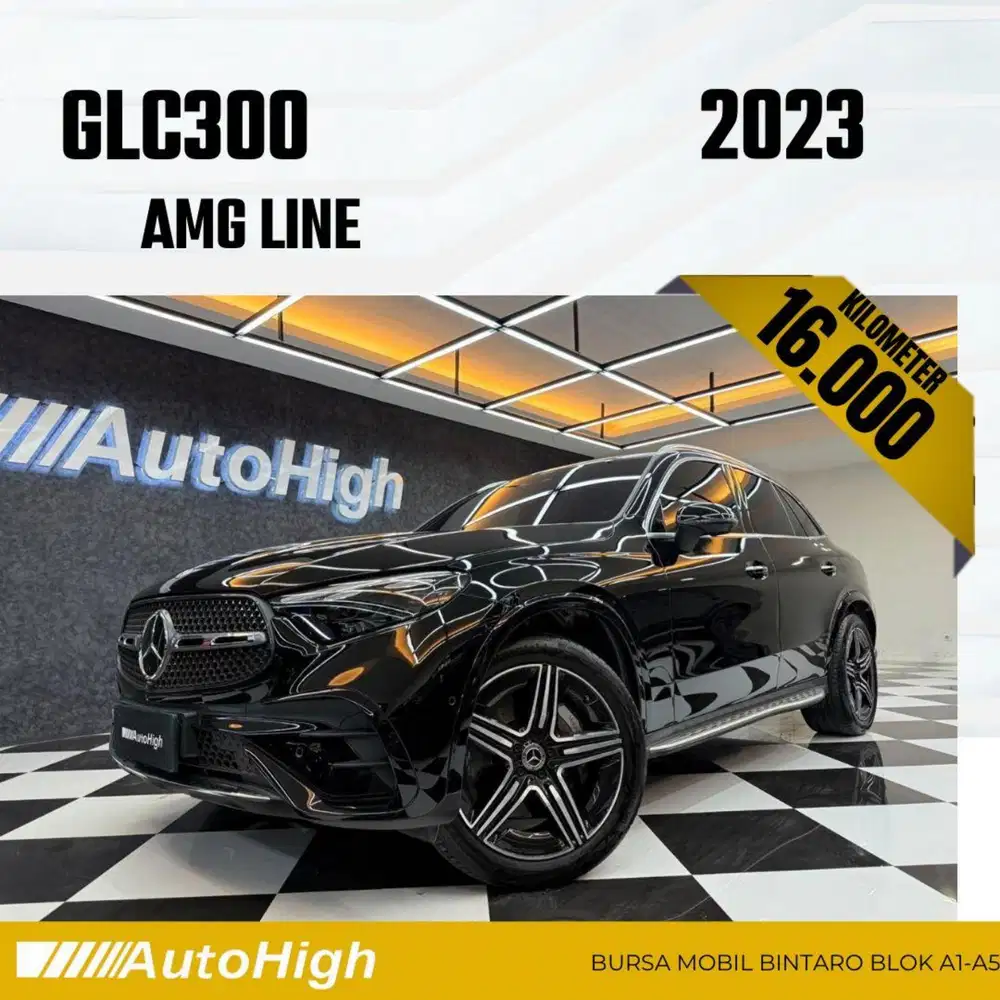 DP10% [Km16.000] GLC300 AMG 2023 Black / GLC 300 Reg 2024 #AUTOHIGH