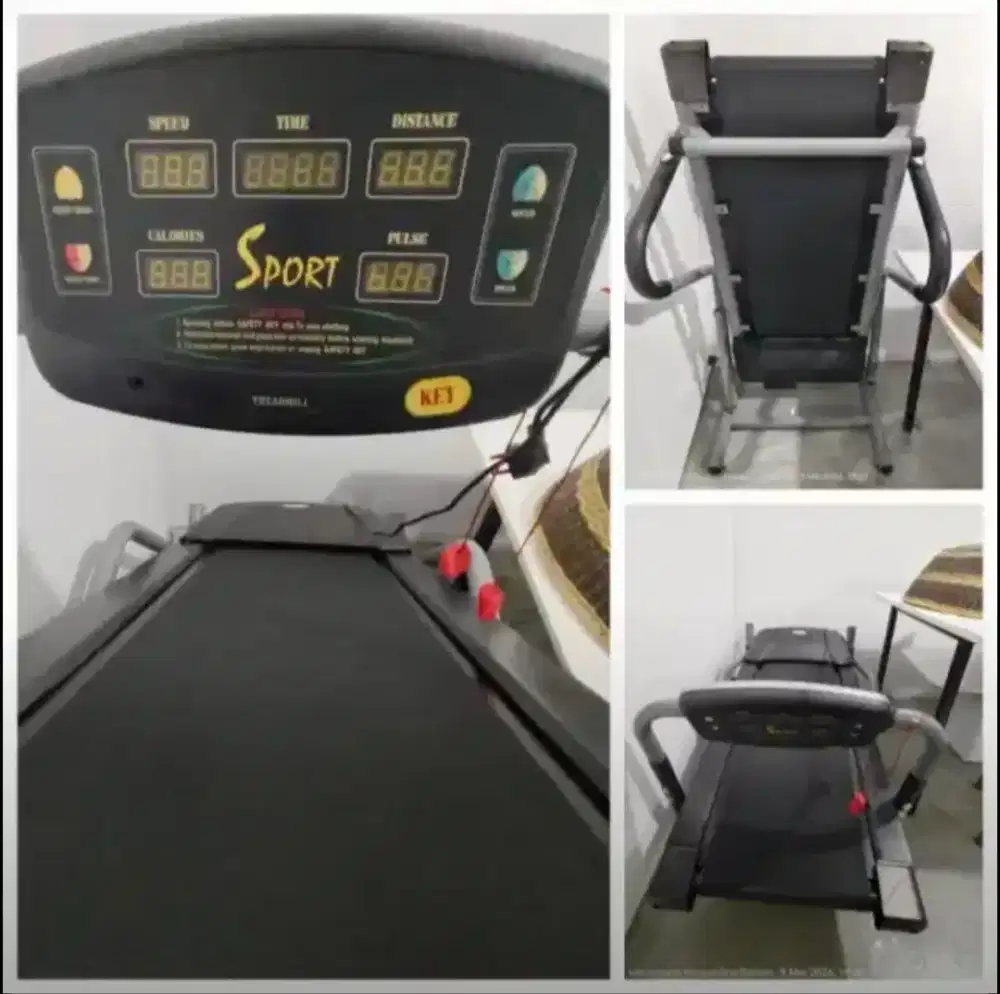 Jual murah treadmill fitplus masih normal spt foto,harga 2,1jt bs nego