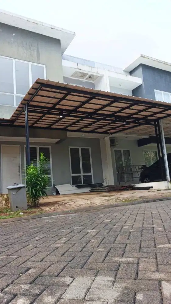 Kanopi teras atap transparan