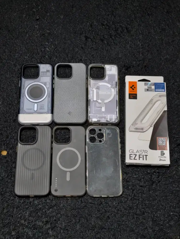 Case dan Tempered Glass iPhone 16 Pro Max