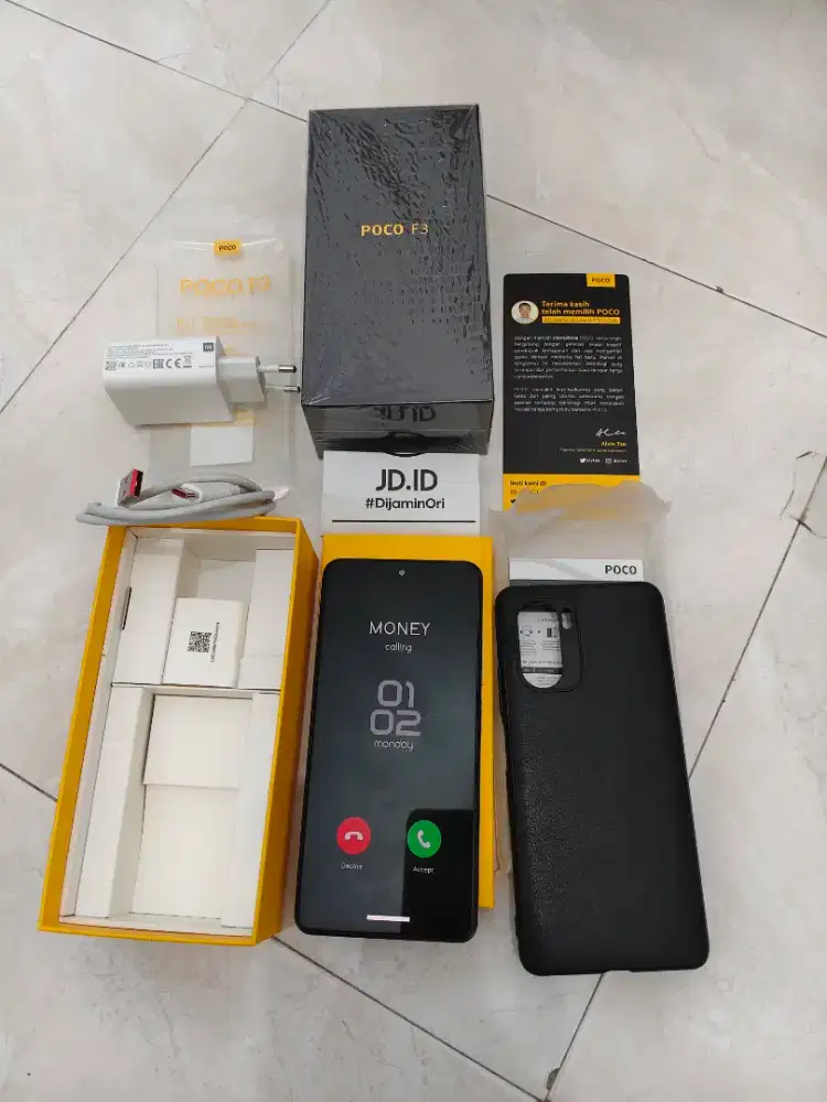 poco f3 8/256 fullset ori jarang dipake