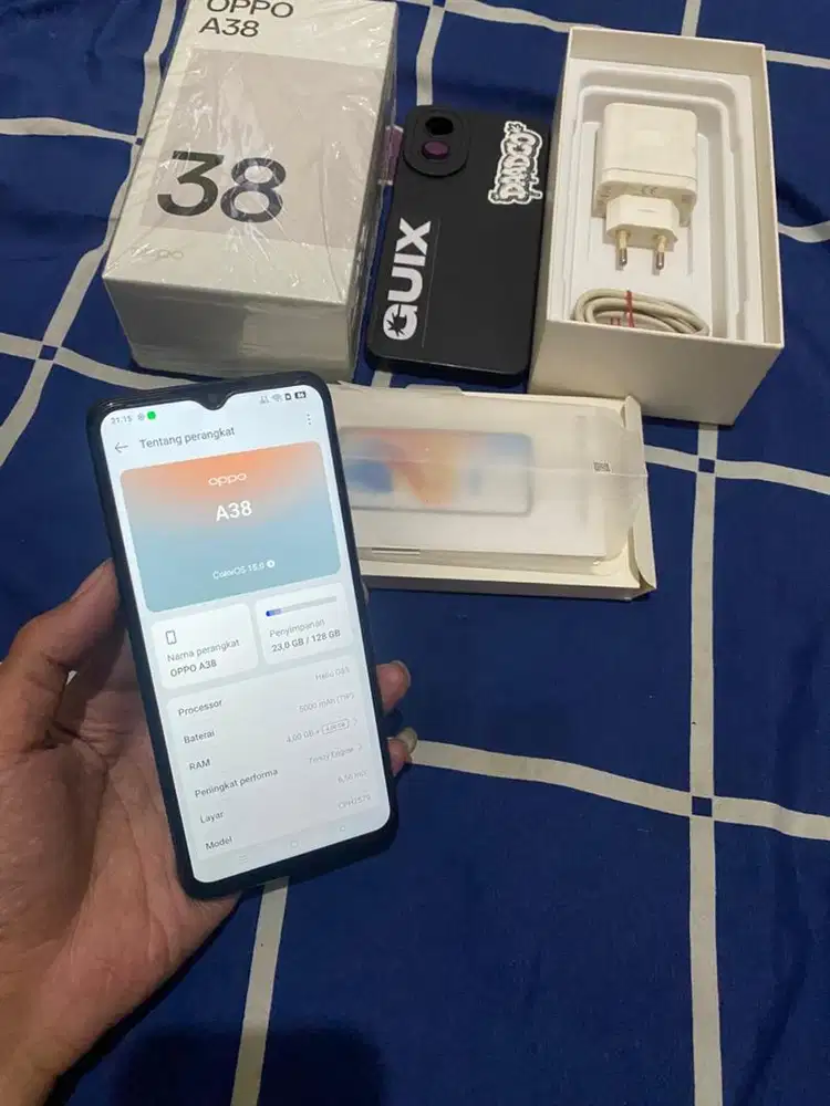 Oppo a38 4/128 garansi resmi indonesia