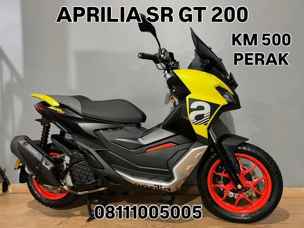 KM 500 PERAK , APRILIA SR GT 200 TH 2023 LIKE NEW GAN