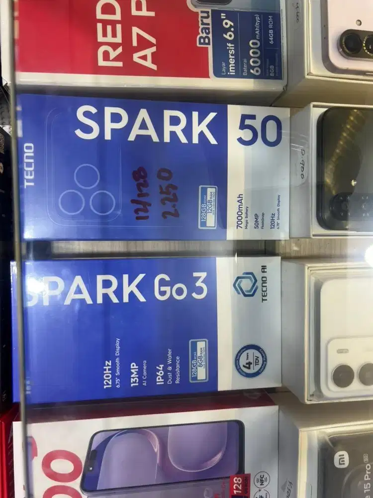 TEHNO SPARK GO 3 8/128GB (BARU) GARANSI RESMI 1 TAHUN