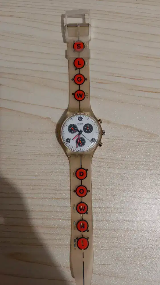 Swatch Chrono slow down