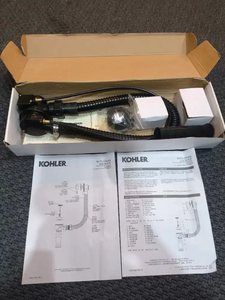 KOHLER AFFUR BATHTUB / BATH DRAIN ORIGINAL 100% BARU