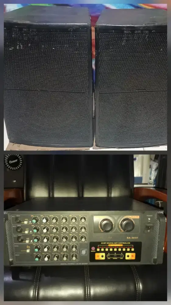 Speaker Proel EX-15P + Power mixer Soundcraftmen