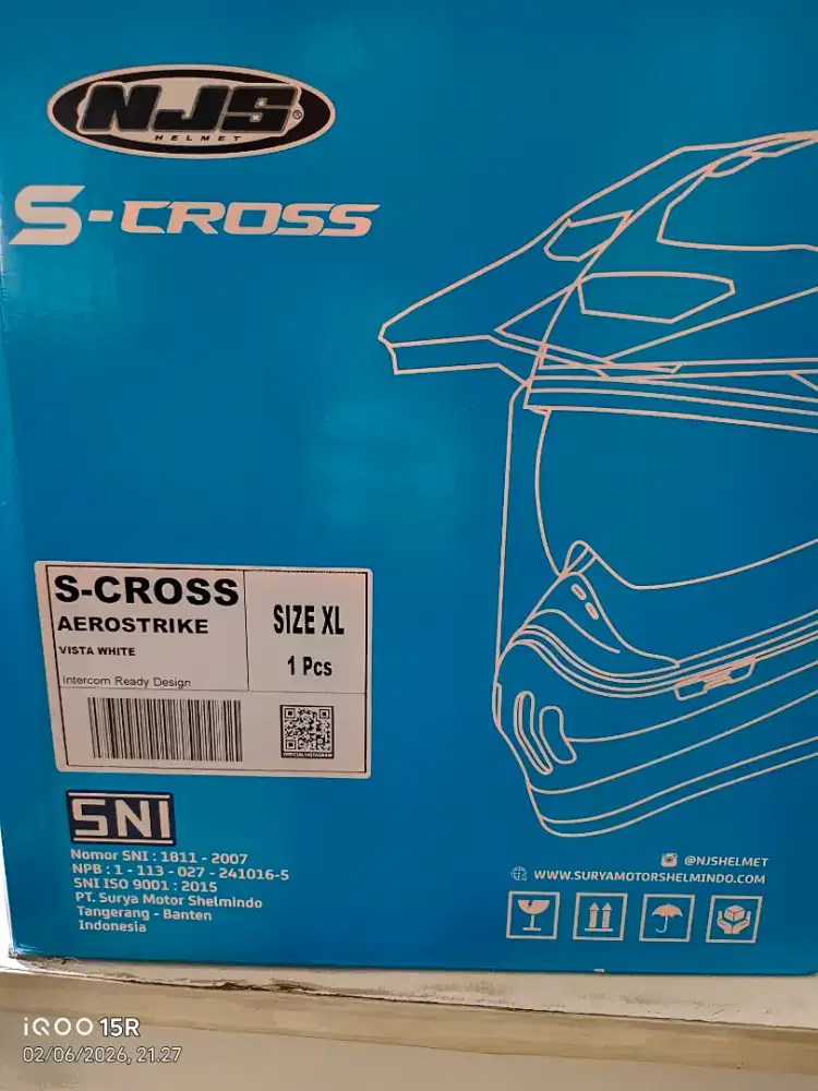 Helm NJS S Cross