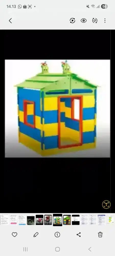Rumah rumahan anak 3+