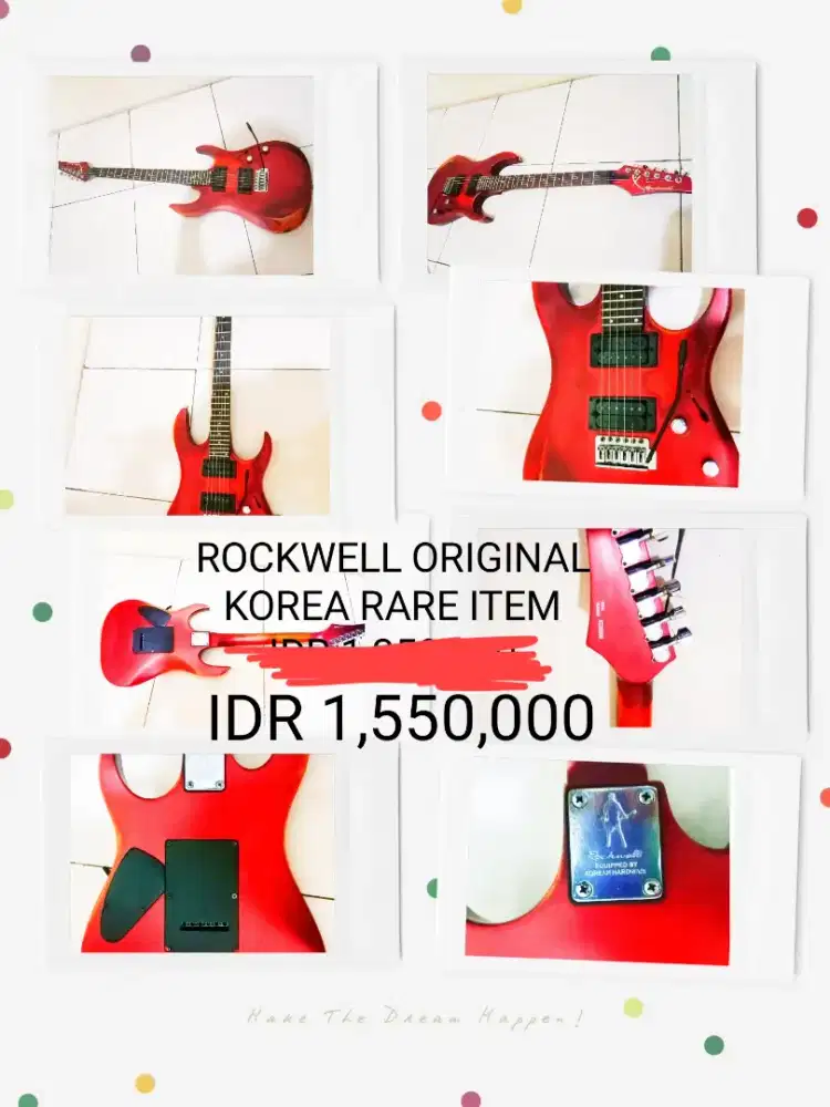 Gitar listrik Rockwell original Korea rare item vintage