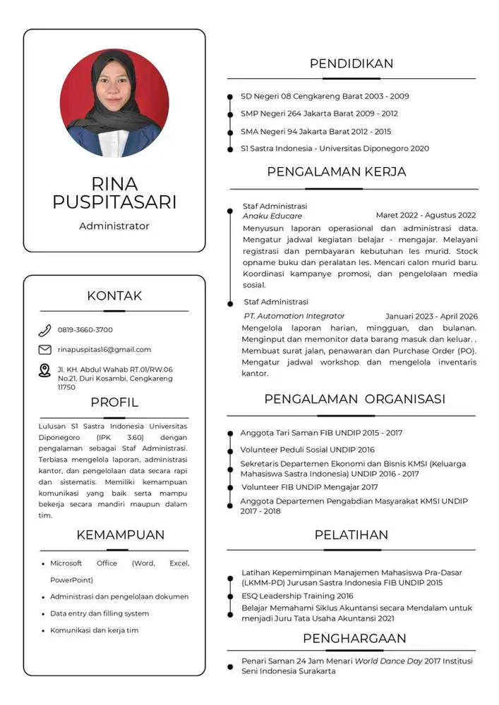 Mencari Lowongan Pekerjaan Administrasi