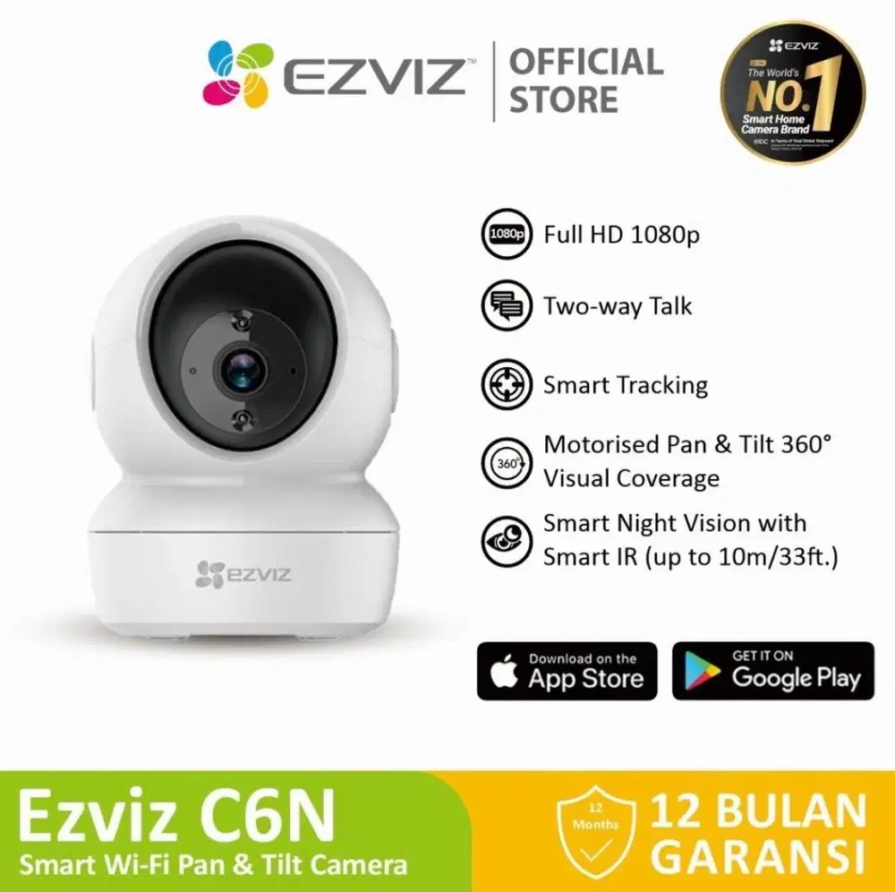 CCTV Ezviz C6N kondisi jaminan oke
