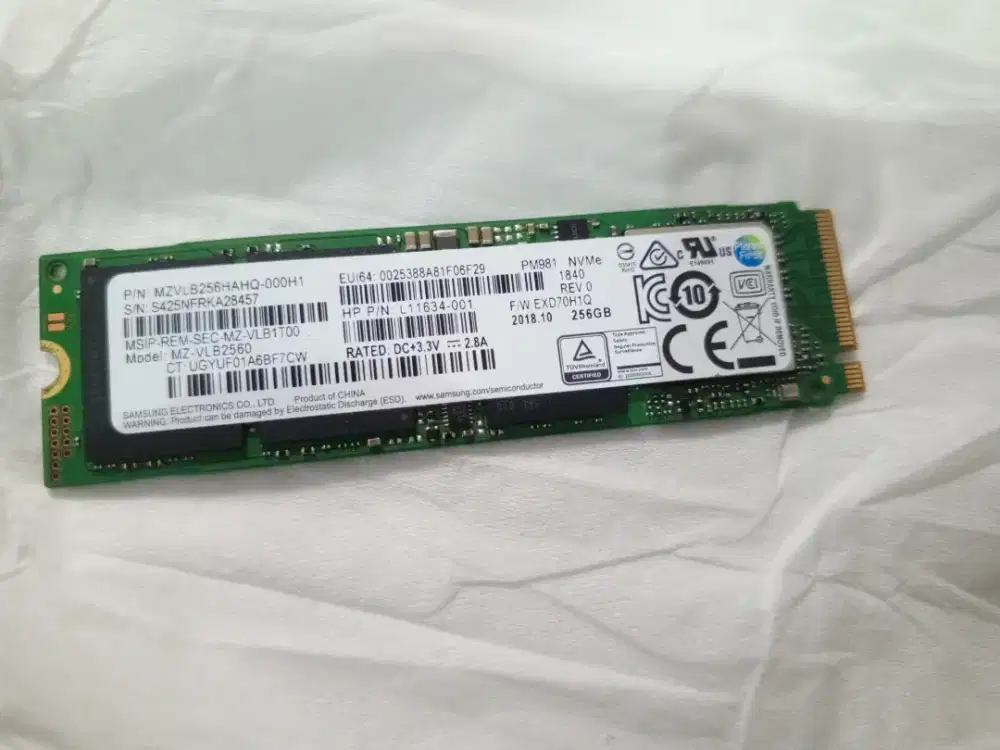 Ssd nvme murah 256gb