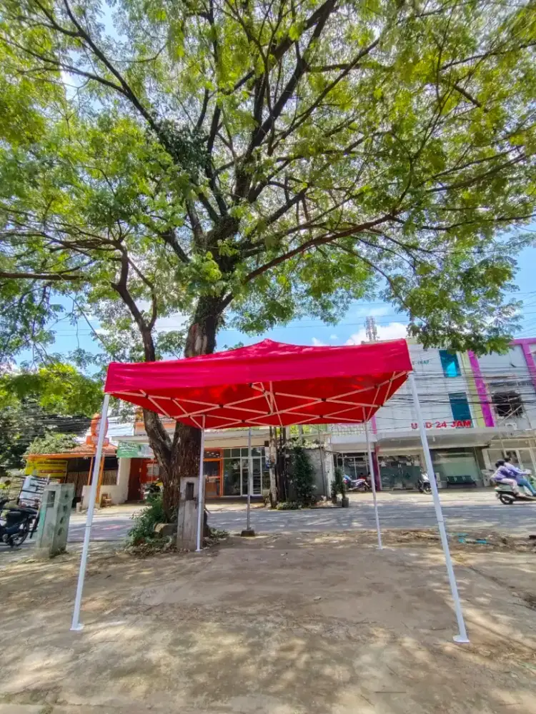 WHTB OUTDOOR TENDA JUALAN LIPAT MERAH