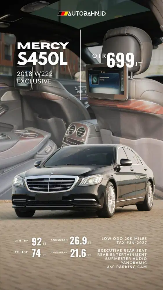Pride & Power! Mercedes Benz S450L Exclusive 2018 Full Spec! Gle400 x5