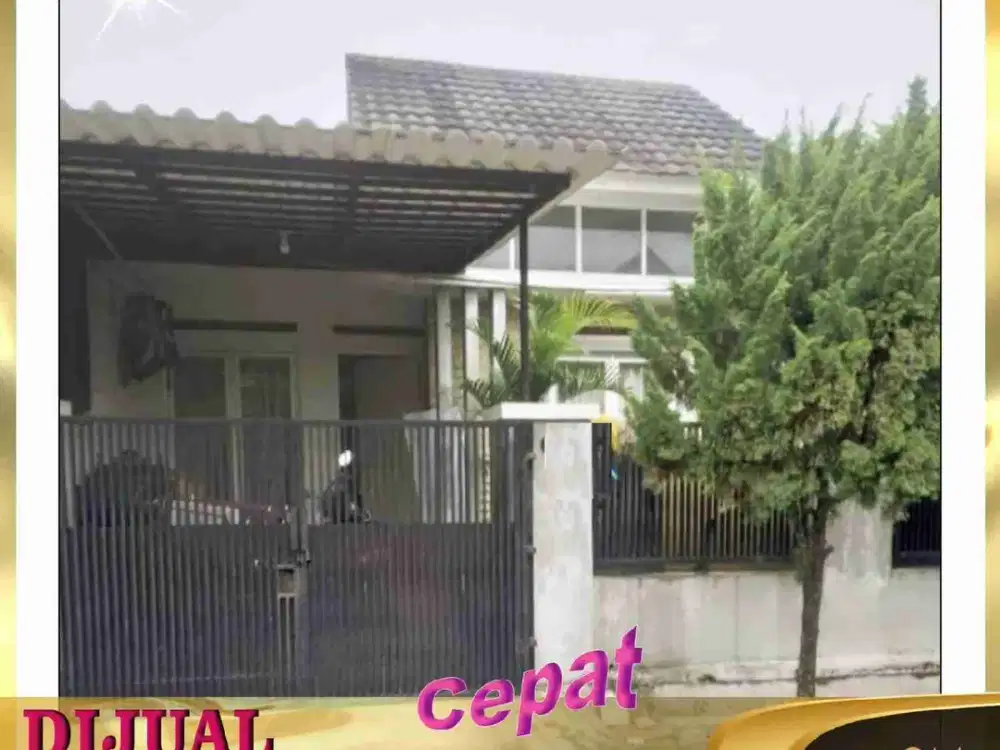 DIJUAL RUMAH 1,5 LANTAI SIAP HUNI GRIYALOKA BSD BUMI SERPONG DAMAI TANGERANG
