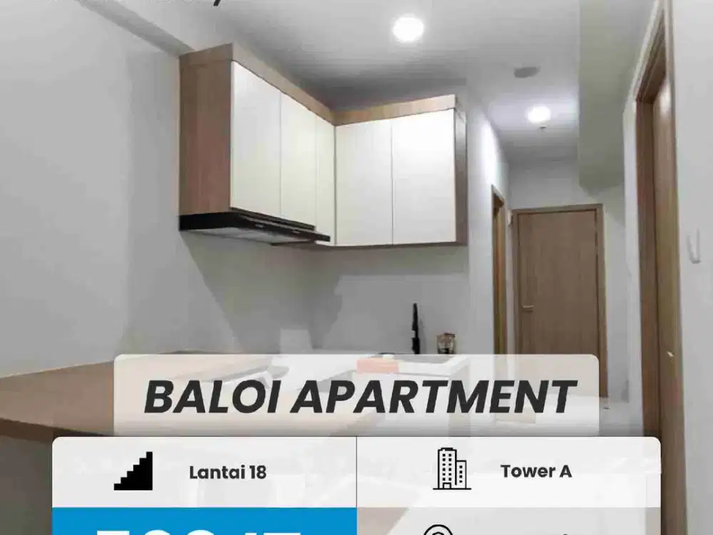 Dijual apartemen Baloi 1BR furnished