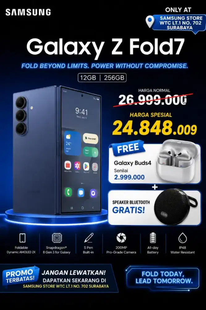 Promo Samsung Zfold 7 ready all payment