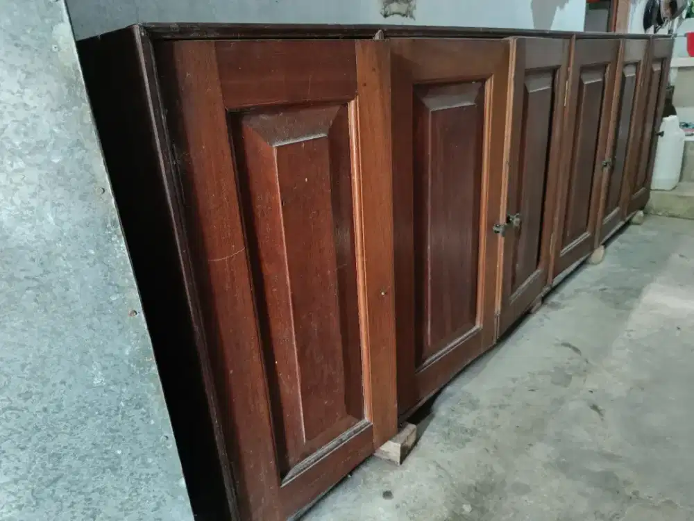 Almari/ Lemari kayu, kitchen set, kayu bengkirai sejak 1994