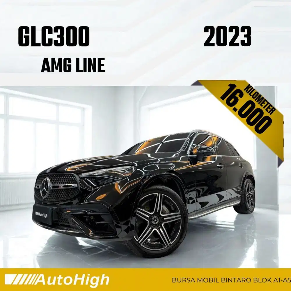 DP10% [Km16.000] GLC300 AMG 2023 Black / GLC 300 Reg 2024 #AUTOHIGH