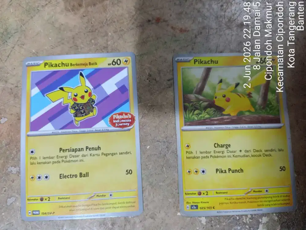Kartu Pokemon Pikachu