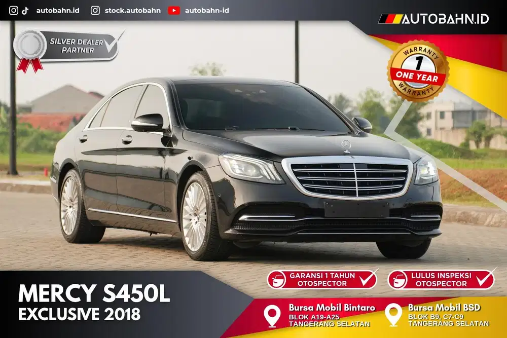 (DP 74jt) Mercedes Benz S450L Exclusive 2018