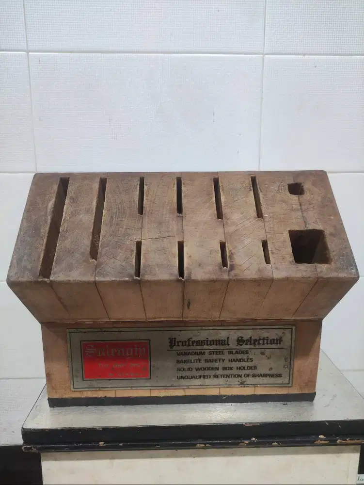 Germany Sulengin Proffesional Knife block antik Preloved bekas
