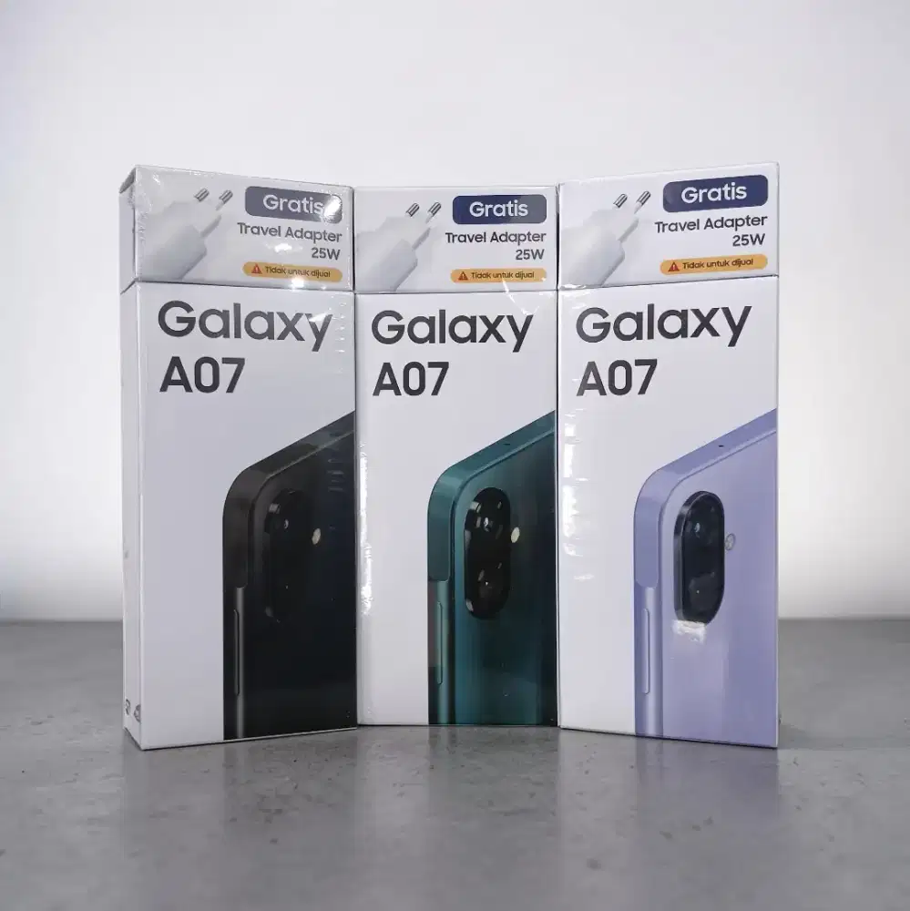 Samsung A07 4/64 new garansi resmi free softcase